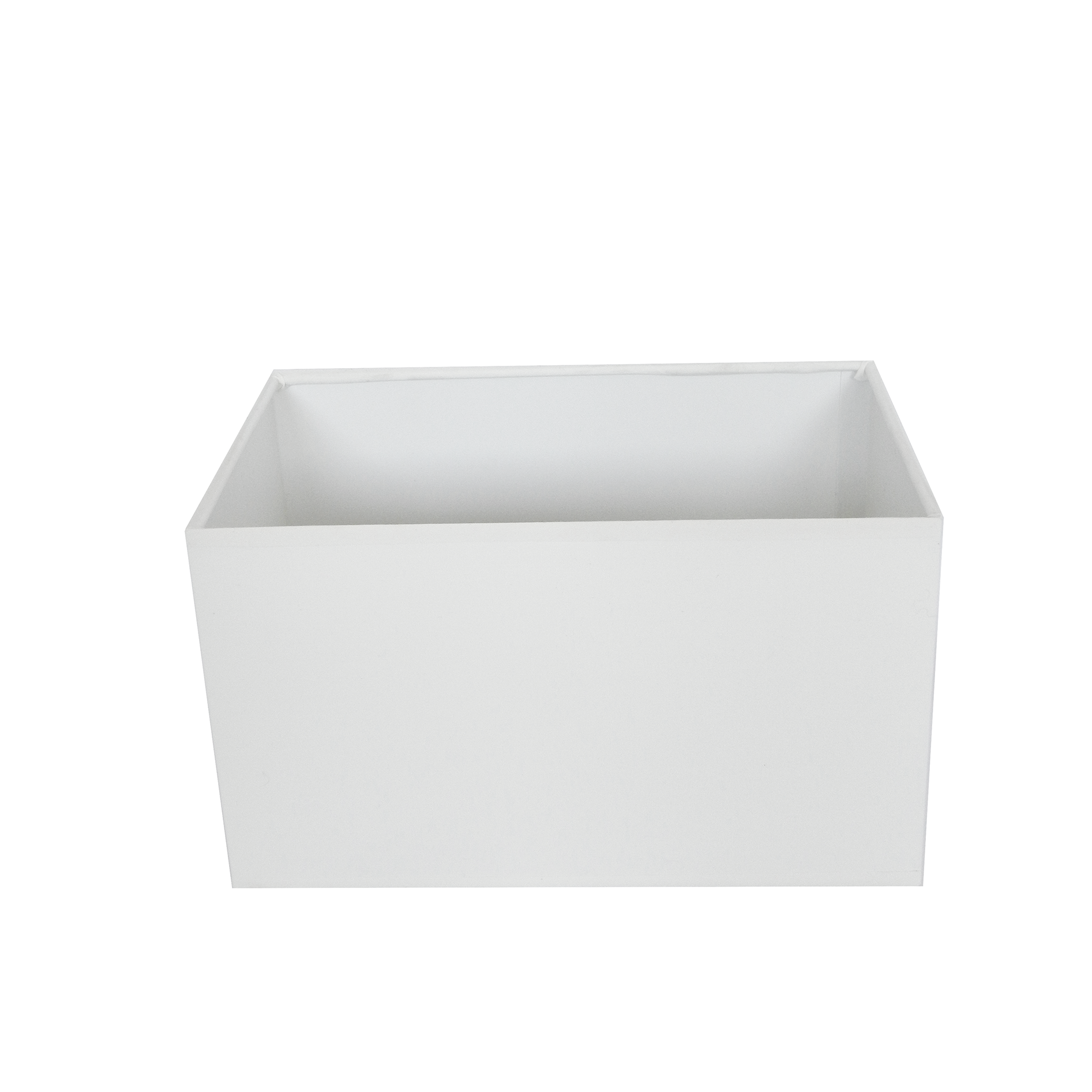 aluminor-abat-jour-blanc-rectangulaire-tissu-e27 image 1
