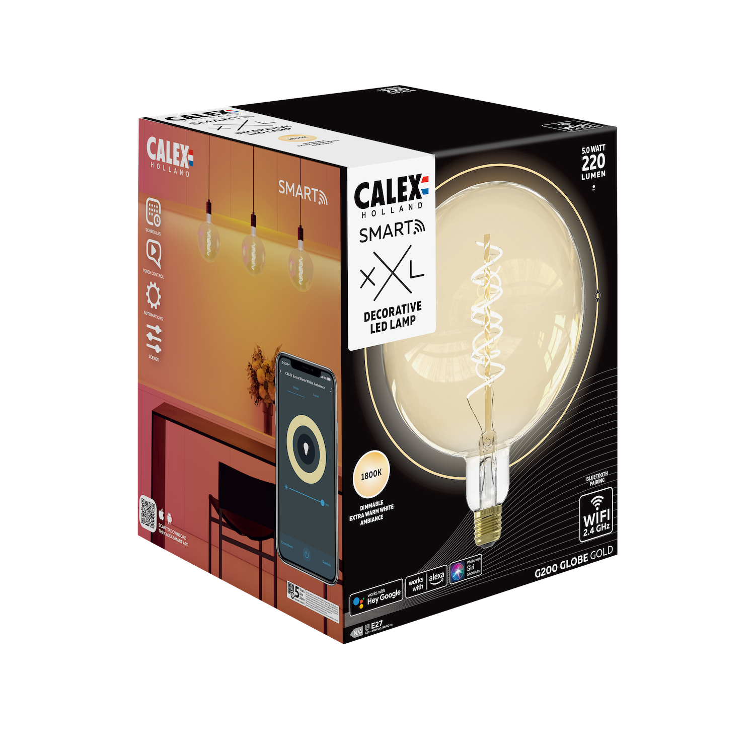 calex-smart-ampoule-led-e27-g200-gold-filament-connect-e image 3