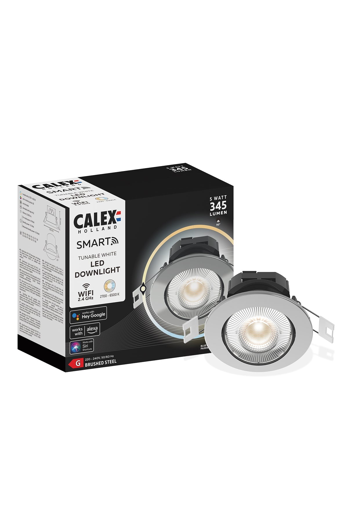 calex-smart-spot-encastr-led-4-9w-blanc-dimmable-lot-de-3 image 2