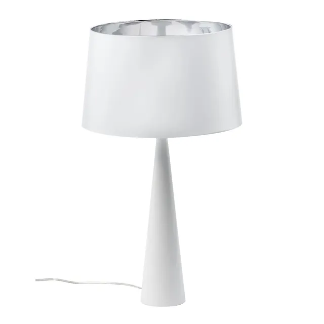 aluminor-totem-lt-lampe-poser-blanche-pied-acier image 1