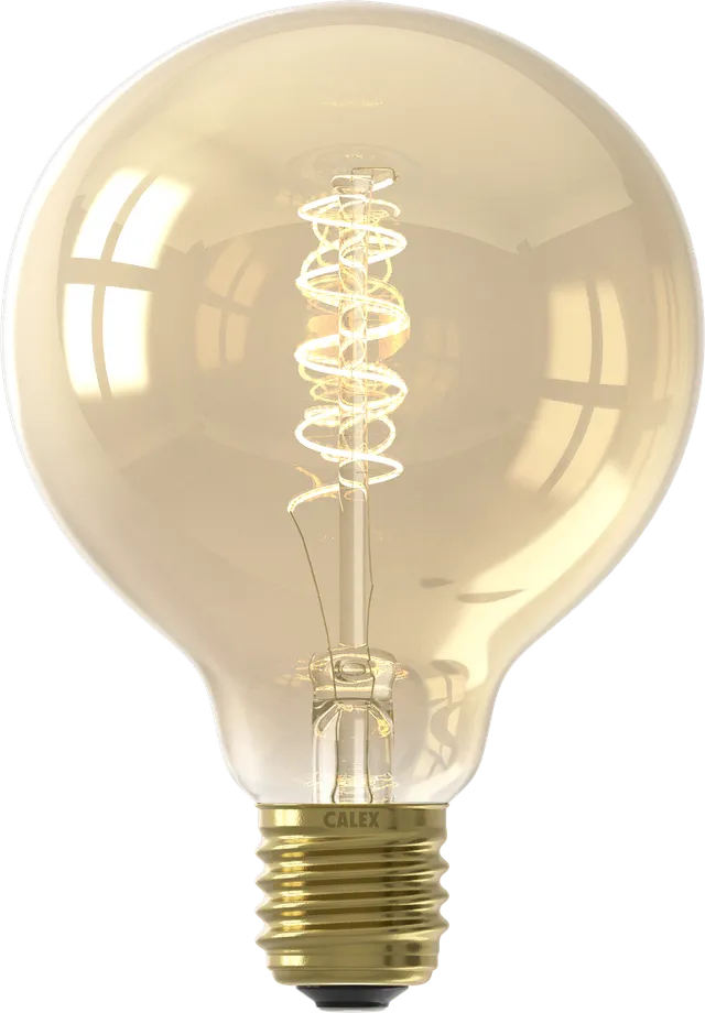 calex-lampe-led-filament-flex-e27-g95-or-2100k image 1