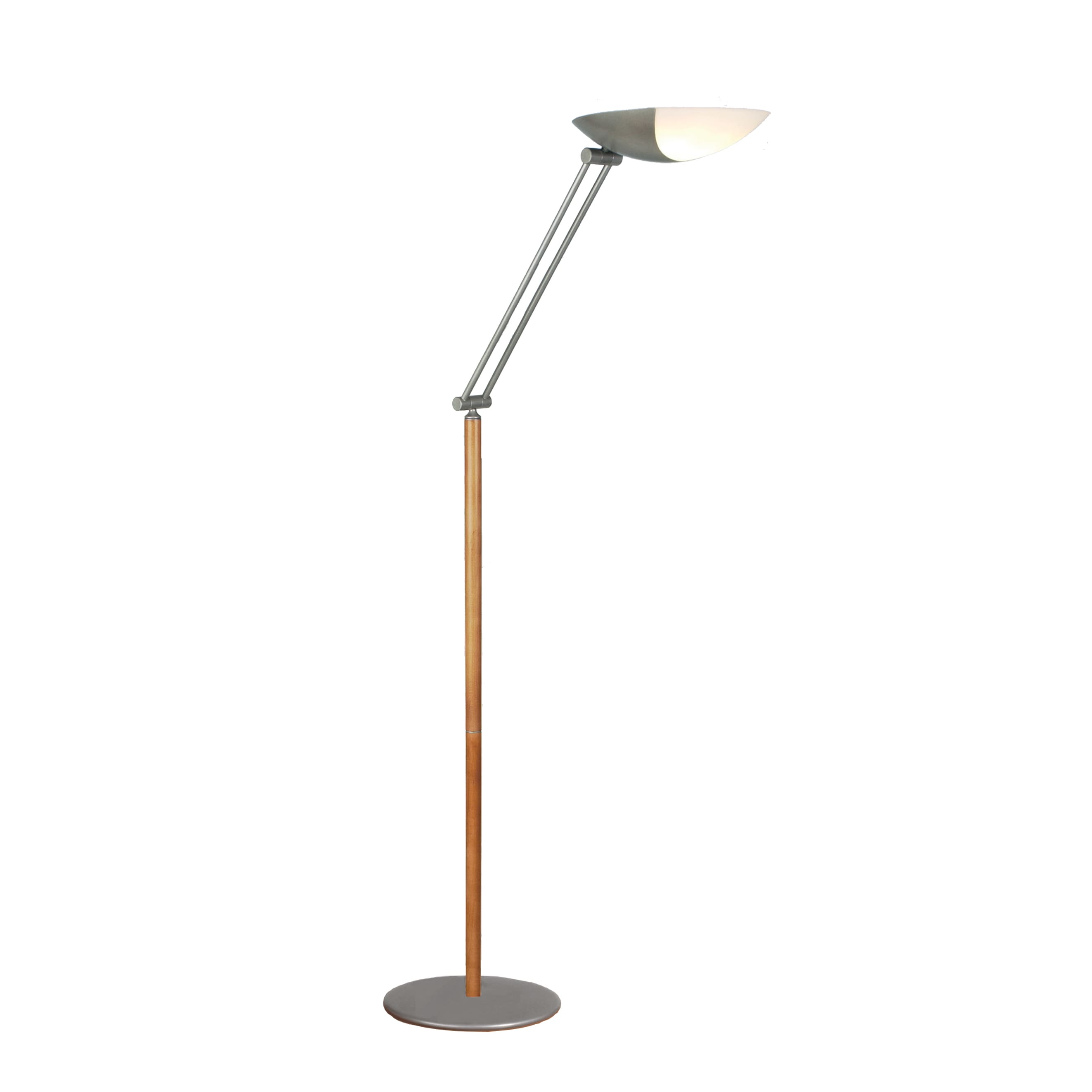 aluminor-m-t-ore-lampadaire-bois-et-m-tal-blanc-3-led image 3