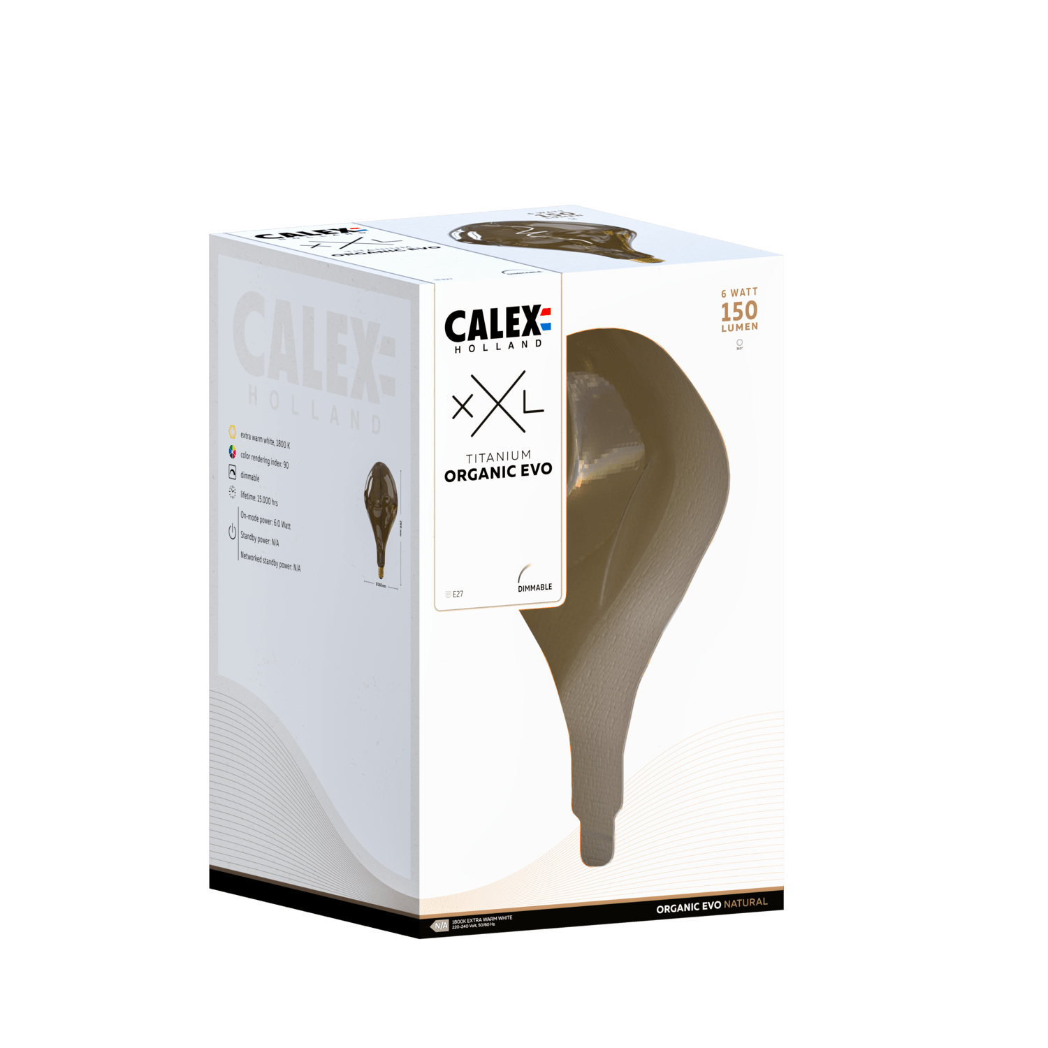 calex-xxl-organic-evo-ampoule-led-e27-6w-dimmable-naturel-168-mm image 3