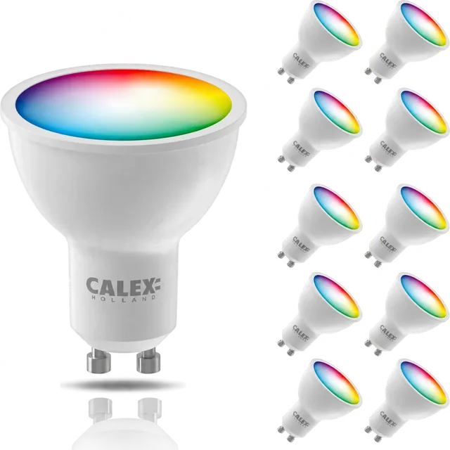 calex-smart-led-gu10-rgb-cct-lot-de-10 image 1