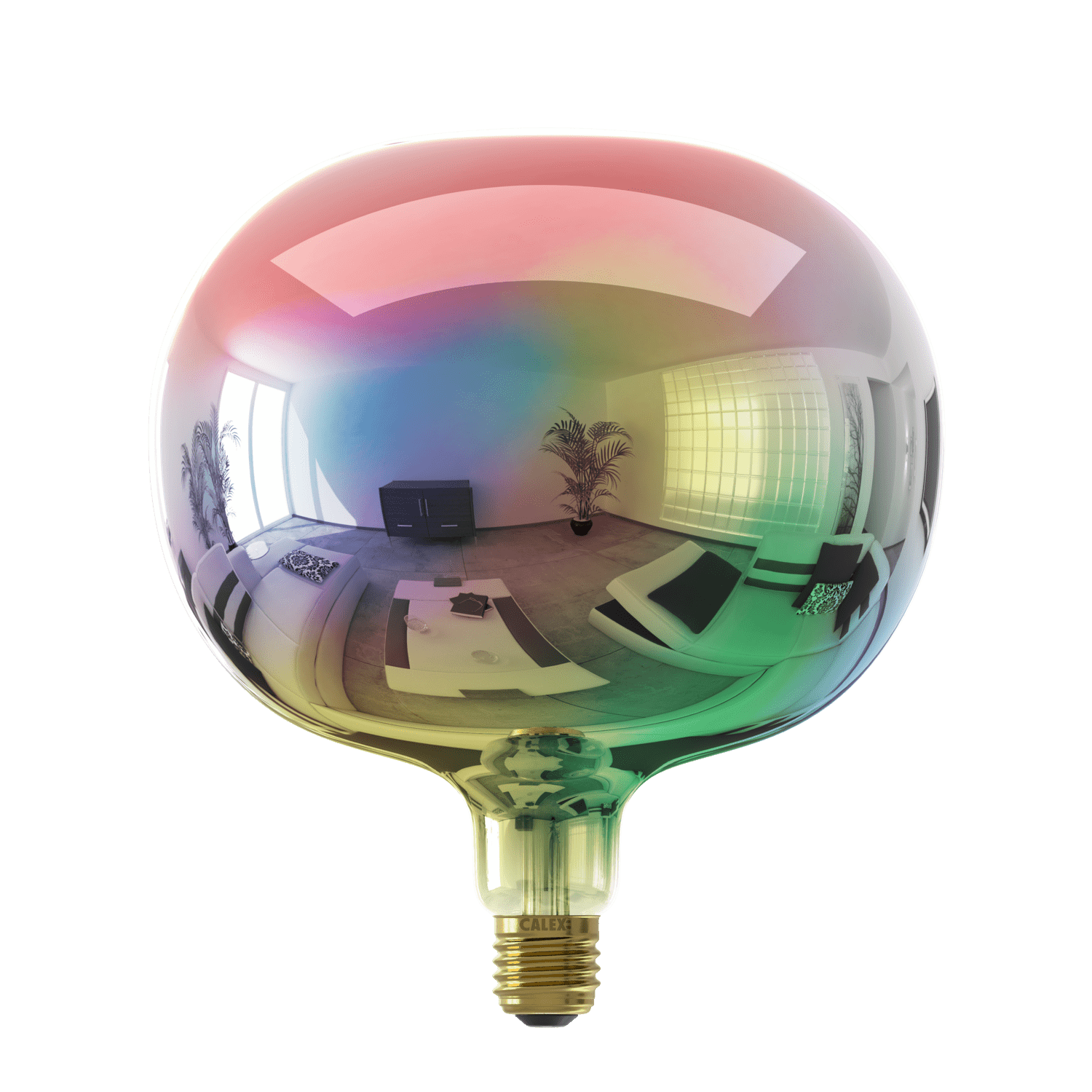 calex-boden-lampe-filament-led-e27-opale-blanc-chaud-4w image 2