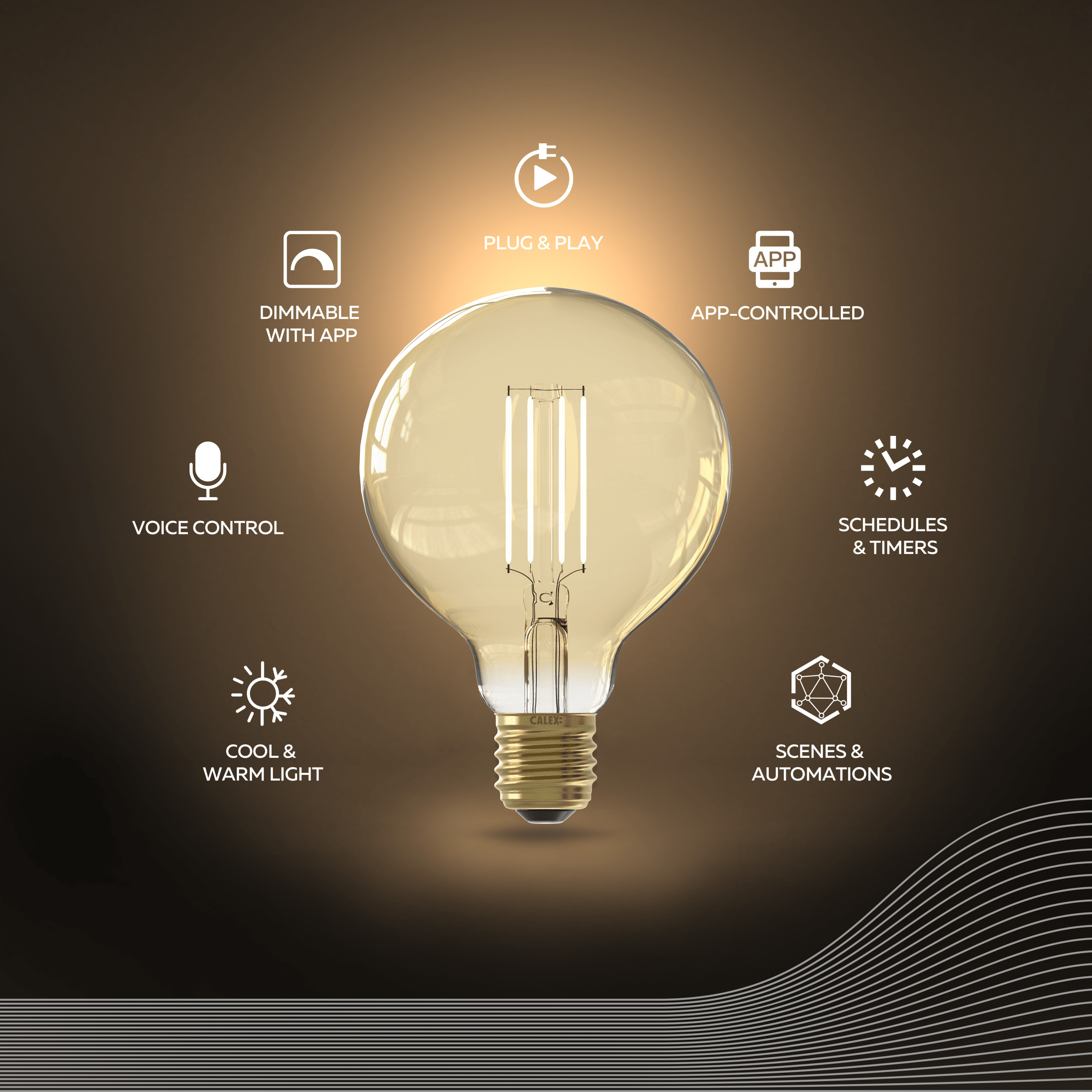 calex-smart-ampoule-led-e27-filament-g95-cct-dor-2 image 3