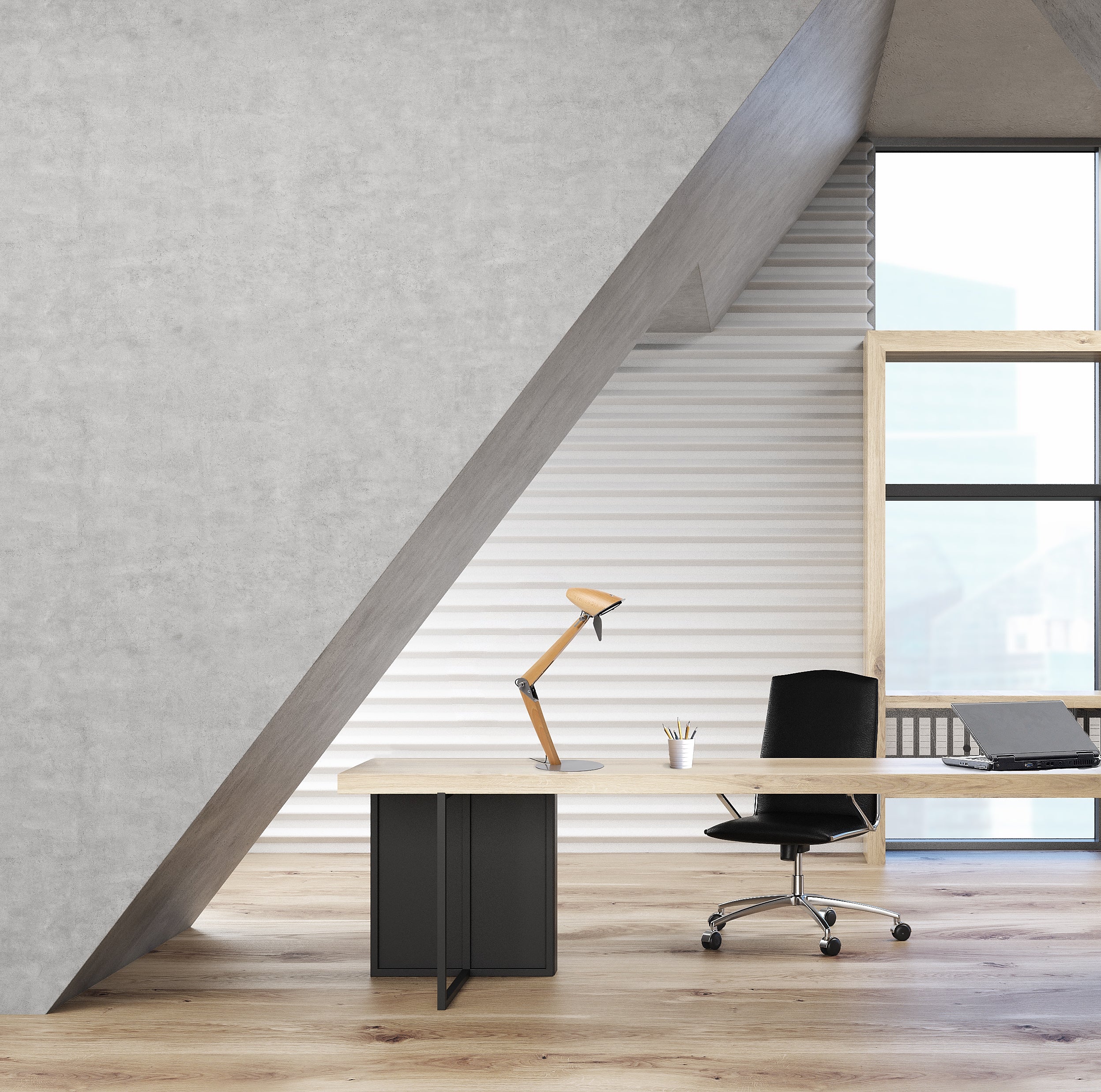 aluminor-lora-lampe-de-bureau-scandinave-bois-et-acier-3-intensit-s image 2