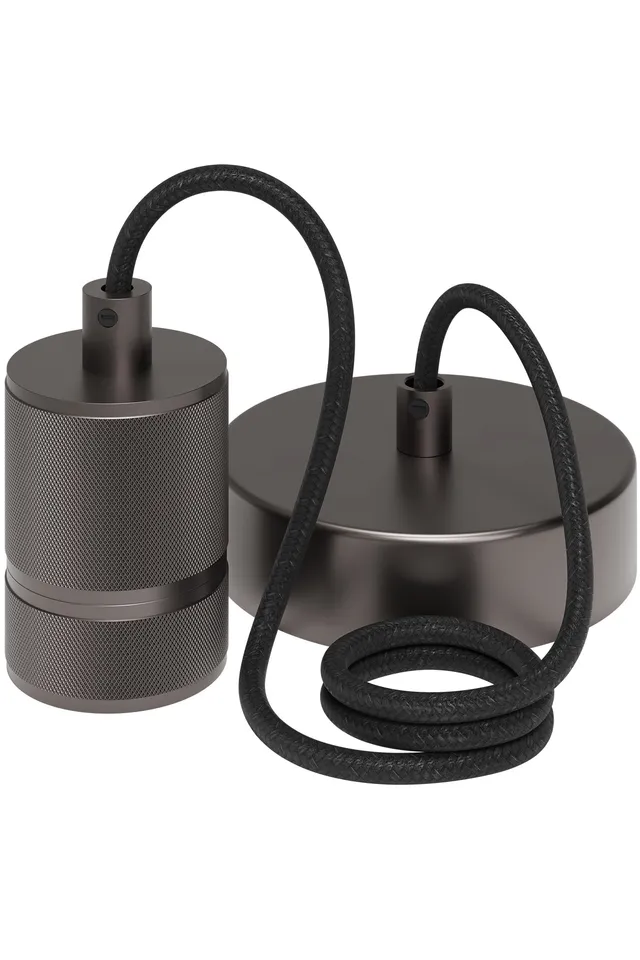 calex-suspension-r-tro-e27-gris-sans-ampoule image 1