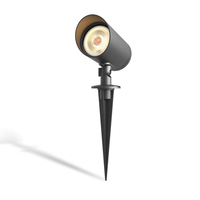 calex-projecteur-de-jardin-gu10-noir-2700k-840lm-ext-rieur image 1