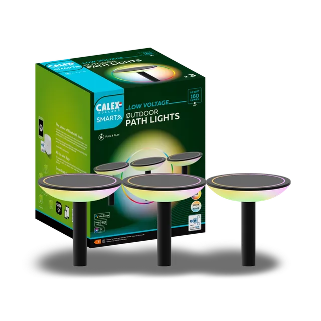 calex-smart-balises-de-chemin-24v-lot-de-3-rgb-cct image 1