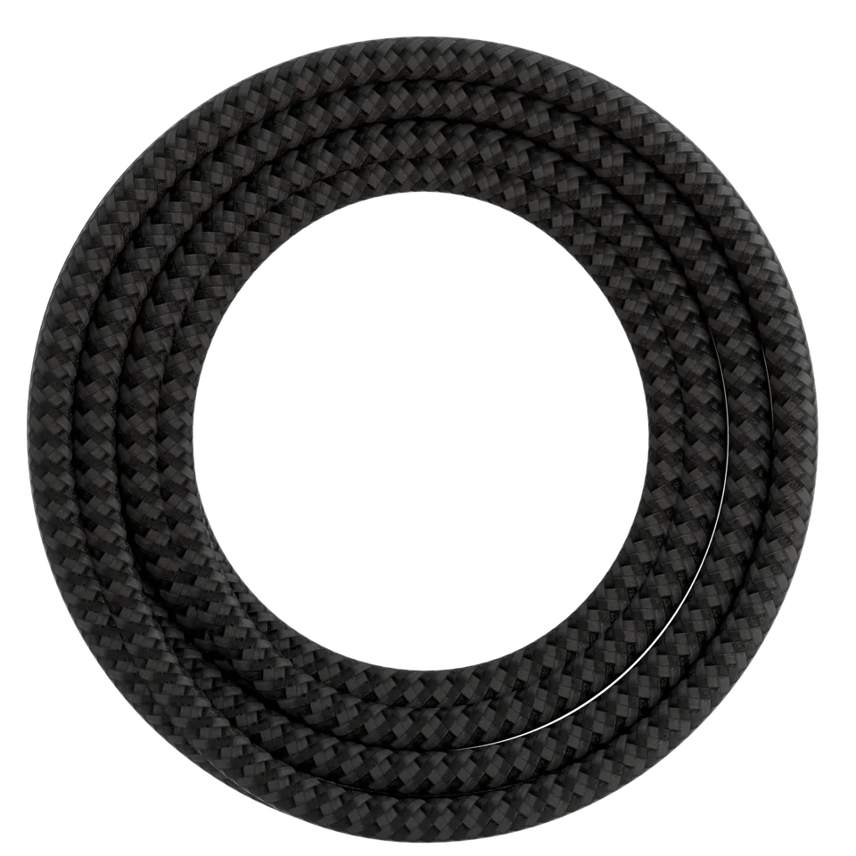 calex-creations-c-ble-textile-1-5-m-noir-gris-pour-suspension image 1