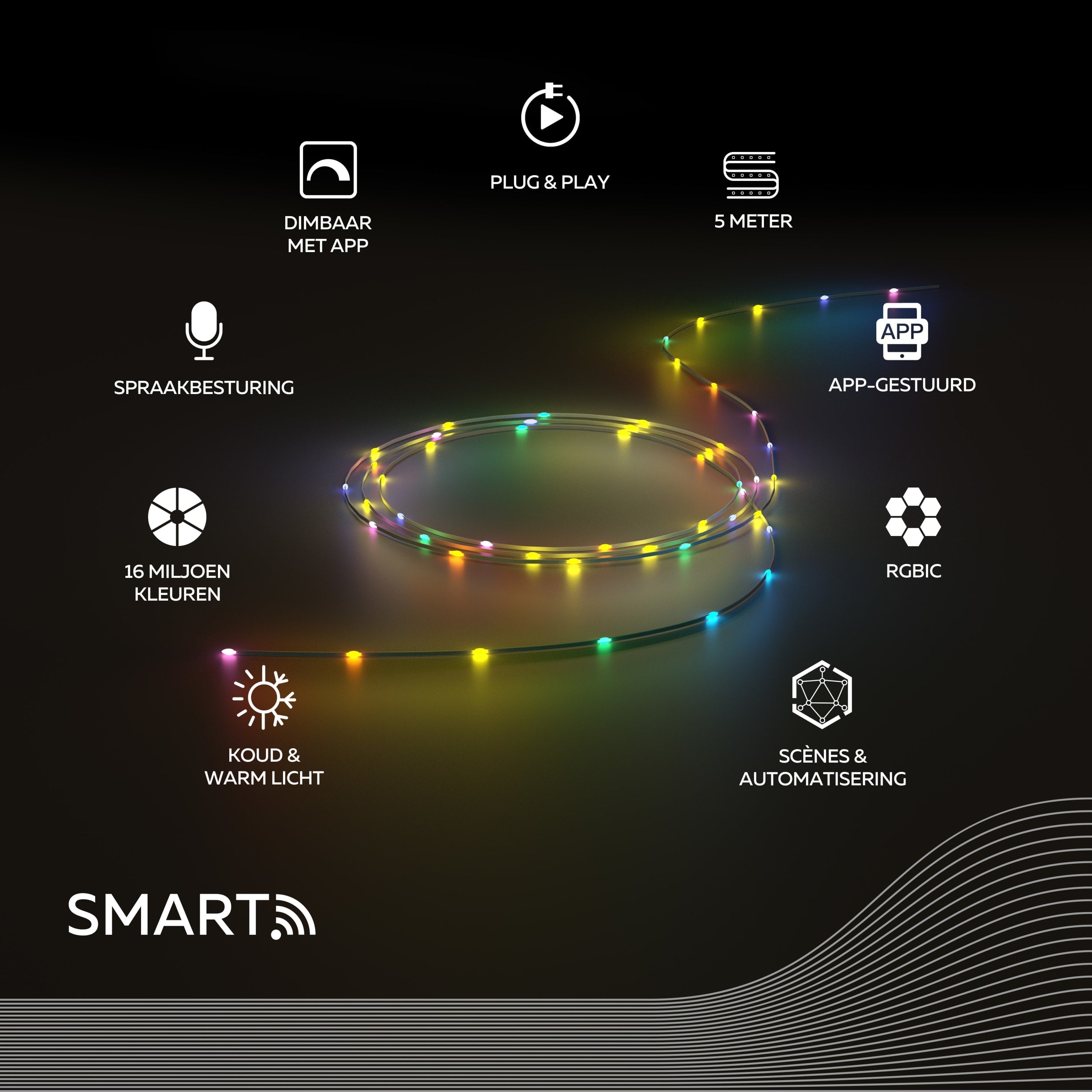 calex-smart-bande-microled-5m-rgbic-cct image 2