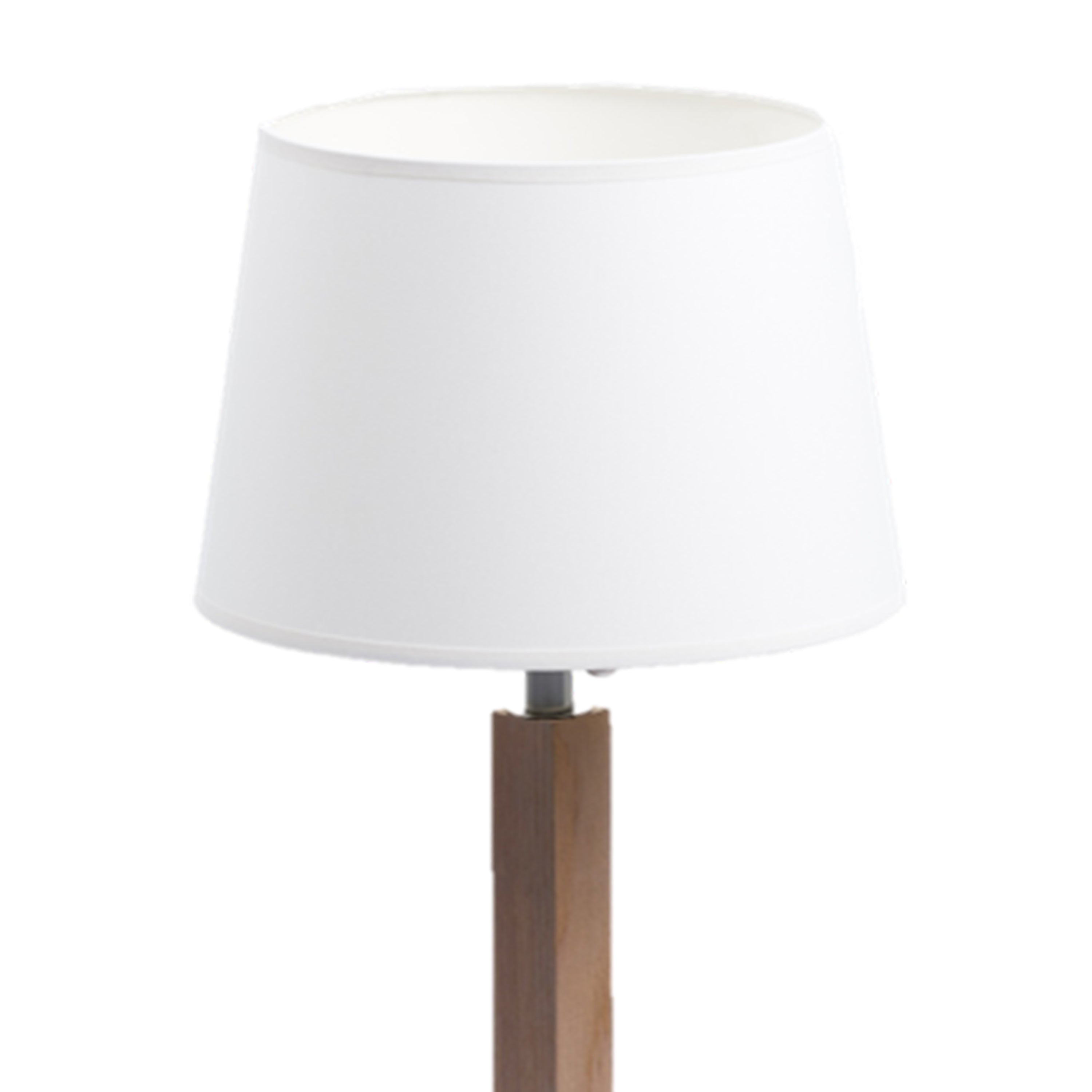 aluminor-abat-jour-quatro-up-lt-tissu-blanc-e27-25x20x17-cm image 1