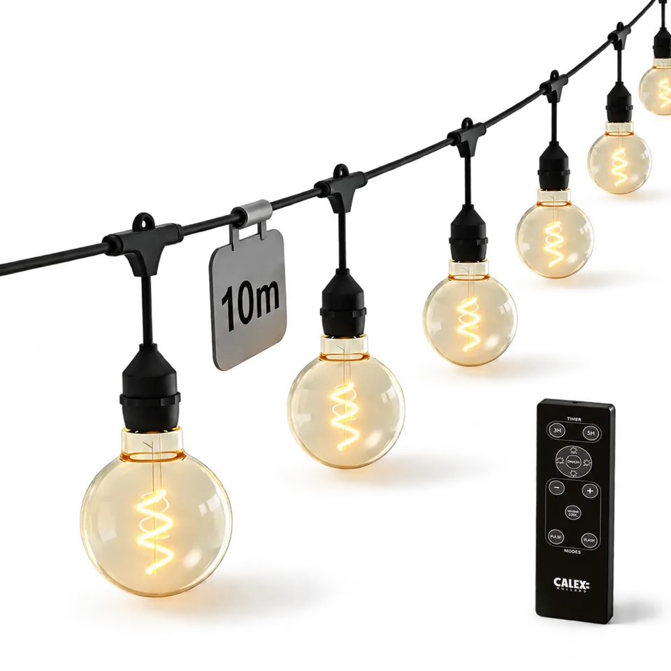 calex-vista-guirlande-lumineuse-10-m-xl-g95-8-ampoules-led-t-l-commande image 1