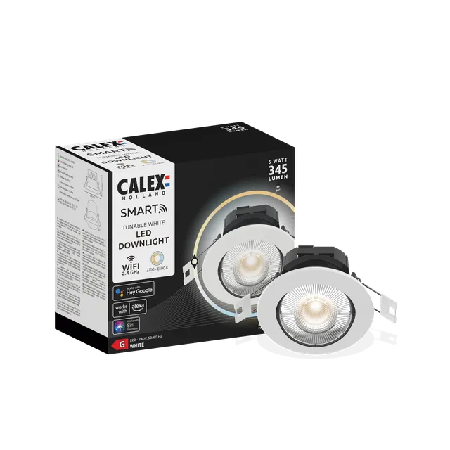 calex-smart-spot-encastr-cct-blanc image 1