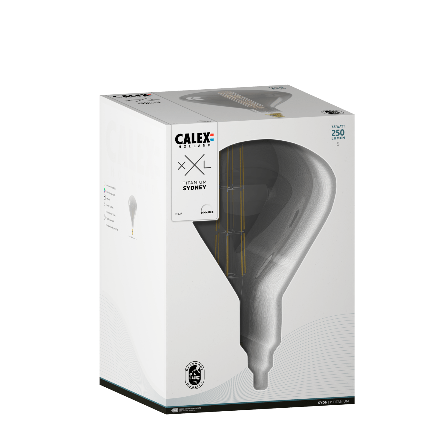 calex-xxl-sydney-ampoule-led-e27-titane-1800k image 3