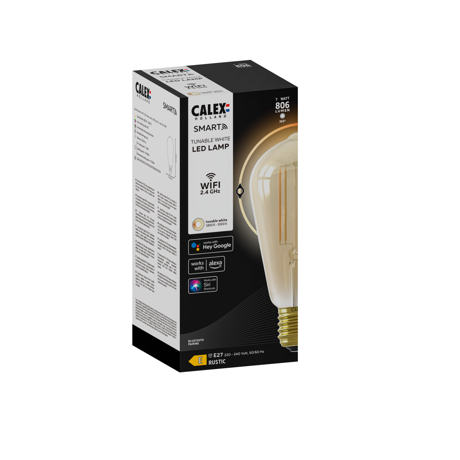 calex-smart-ampoule-led-filament-e27-st64-gold-7w-cct image 3