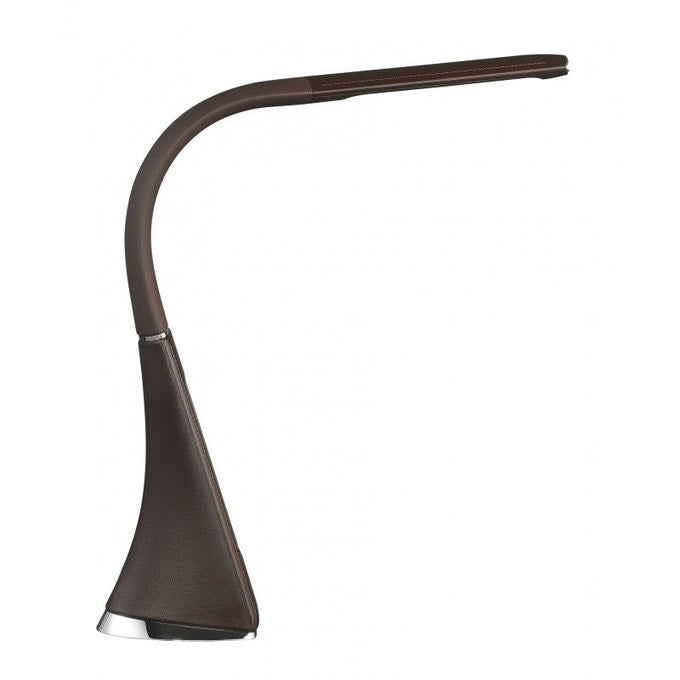 aluminor-gilda-lampe-de-bureau-cuir-horloge-noire image 1