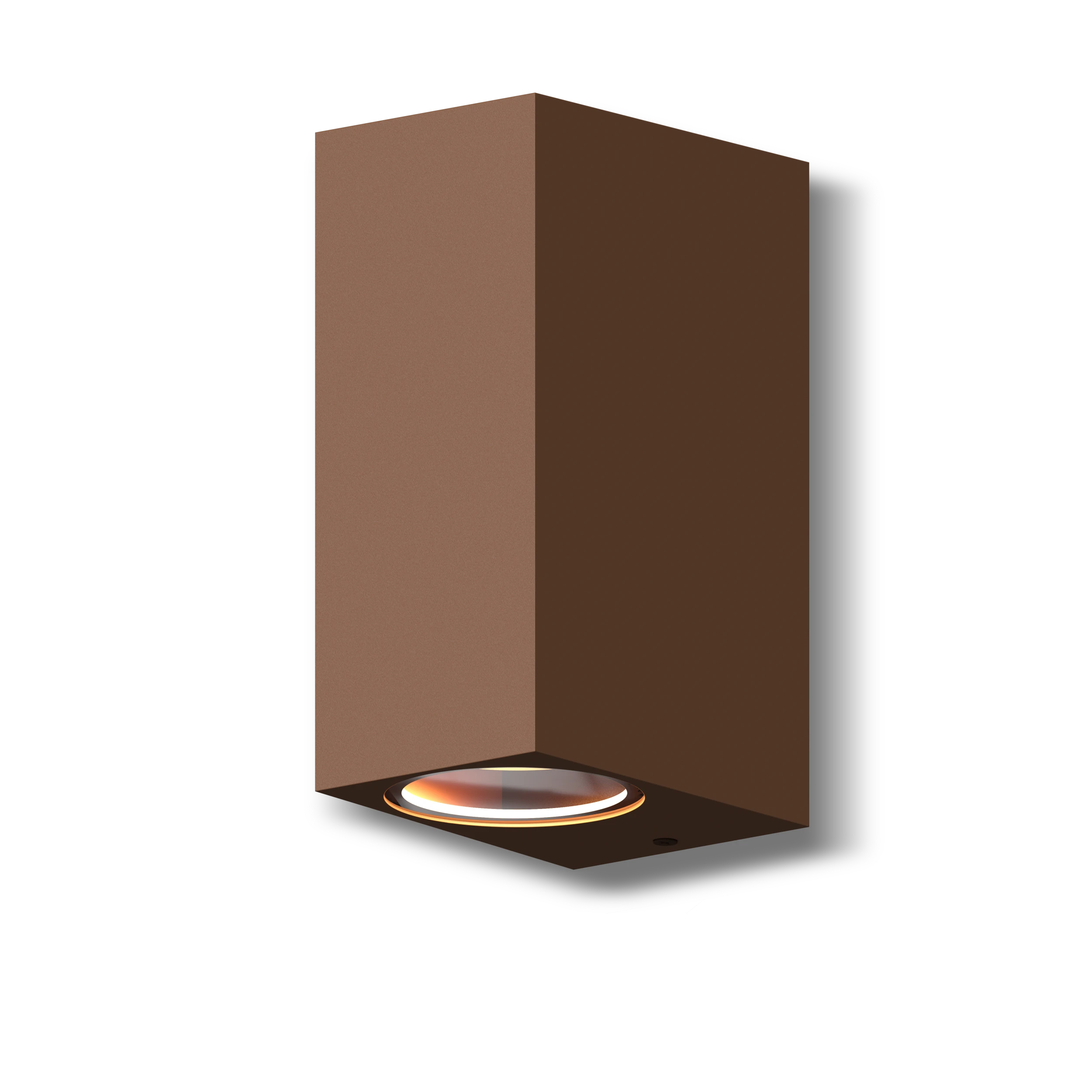 calex-bergamo-applique-murale-up-down-2x-gu10-rouille-ip54 image 1