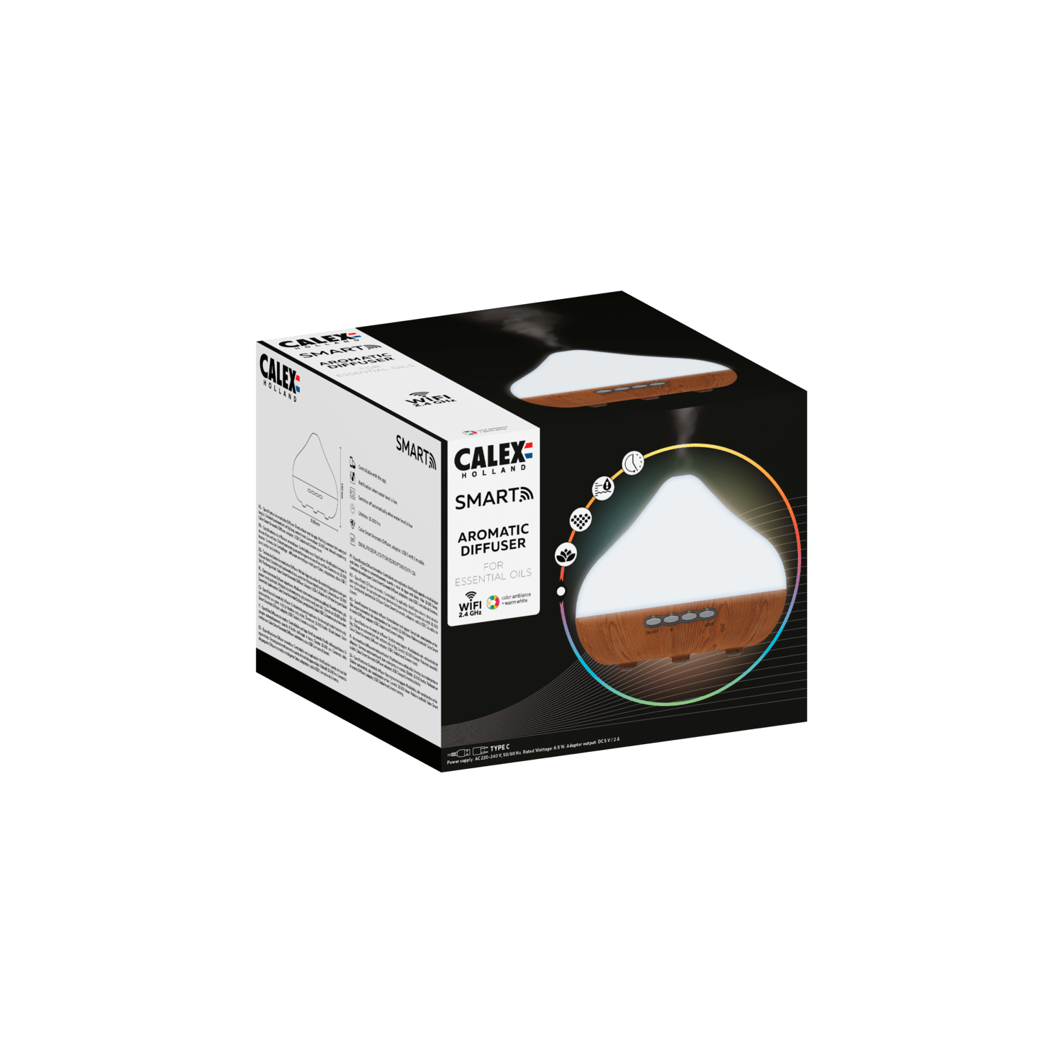 calex-diffuseur-d-ar-me-intelligent-connect-avec-clairage-led image 3
