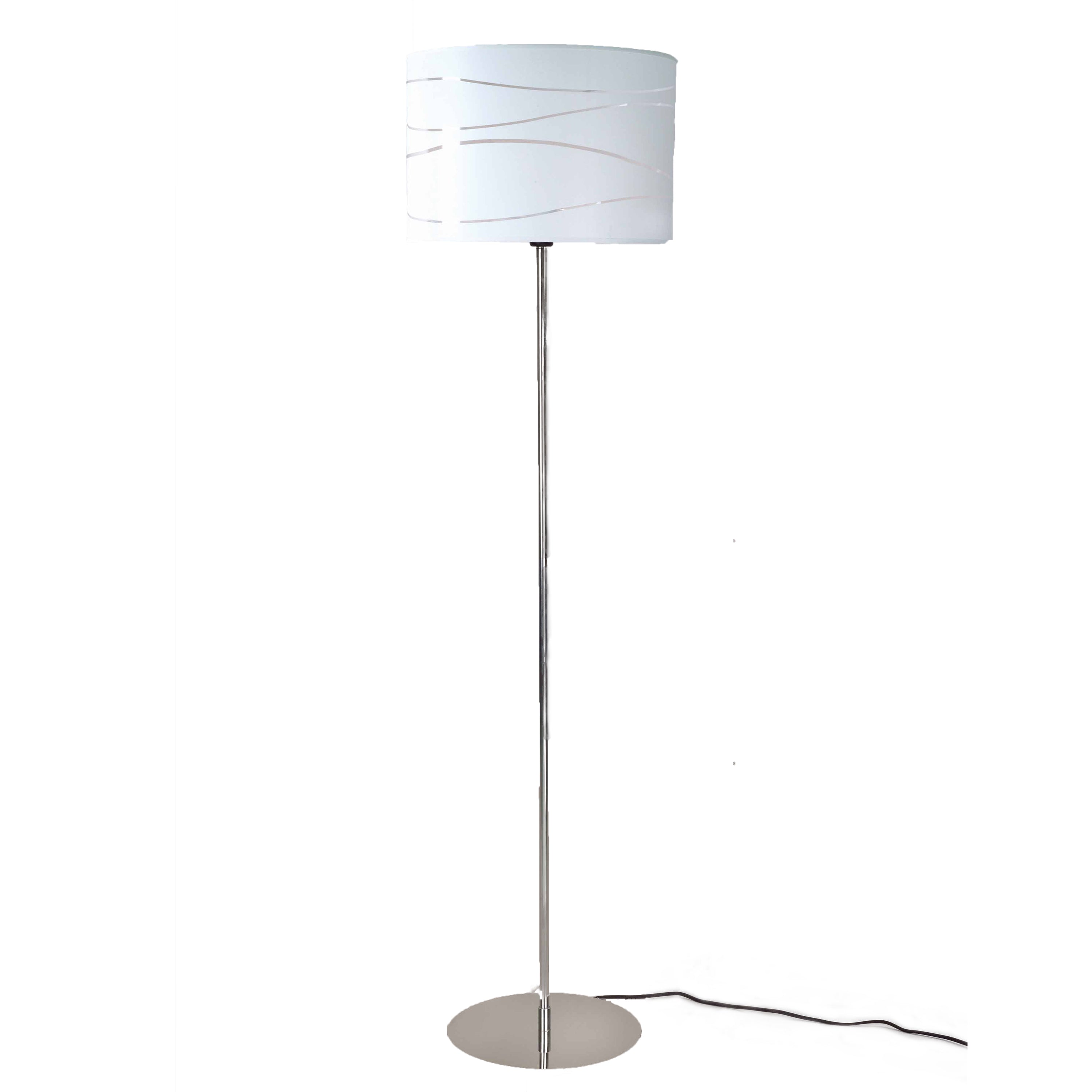aluminor-vague-lampadaire-blanc-e27-136-cm image 1