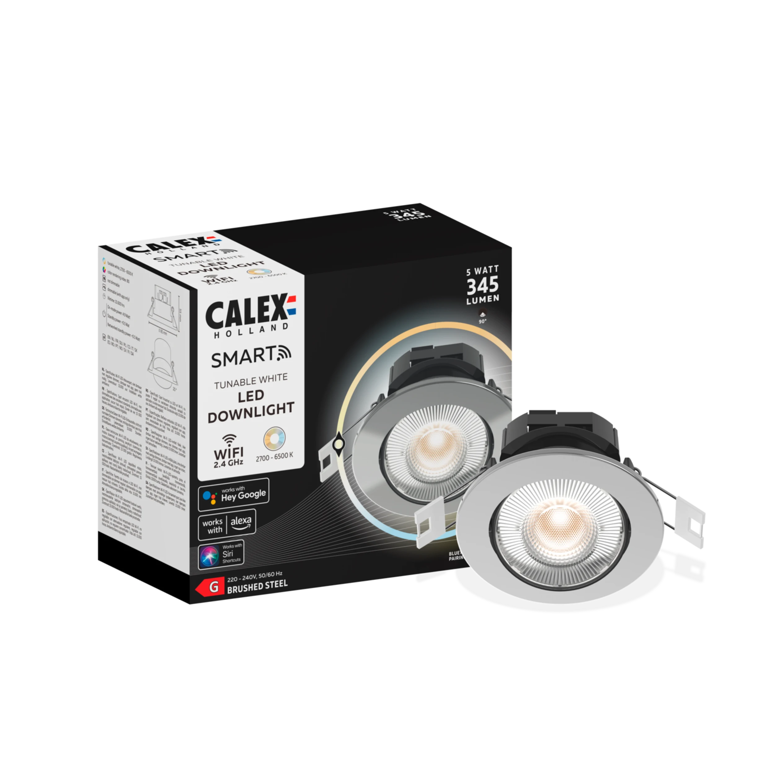 calex-smart-spot-encastr-cct-gris-wifi-sans-hub image 1