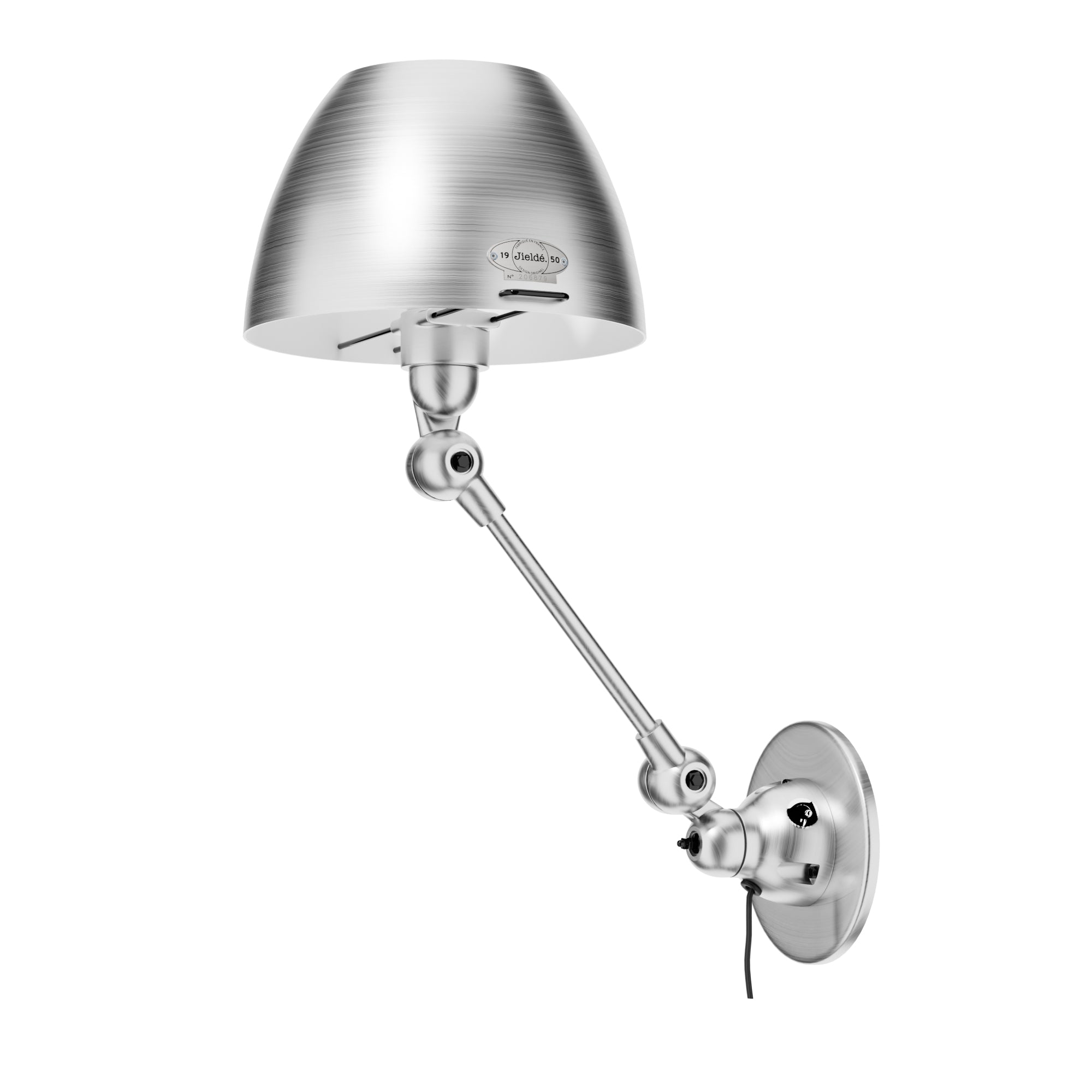 jield-aicler-aic701-acier-bross-applique-murale-bras-articul image 2
