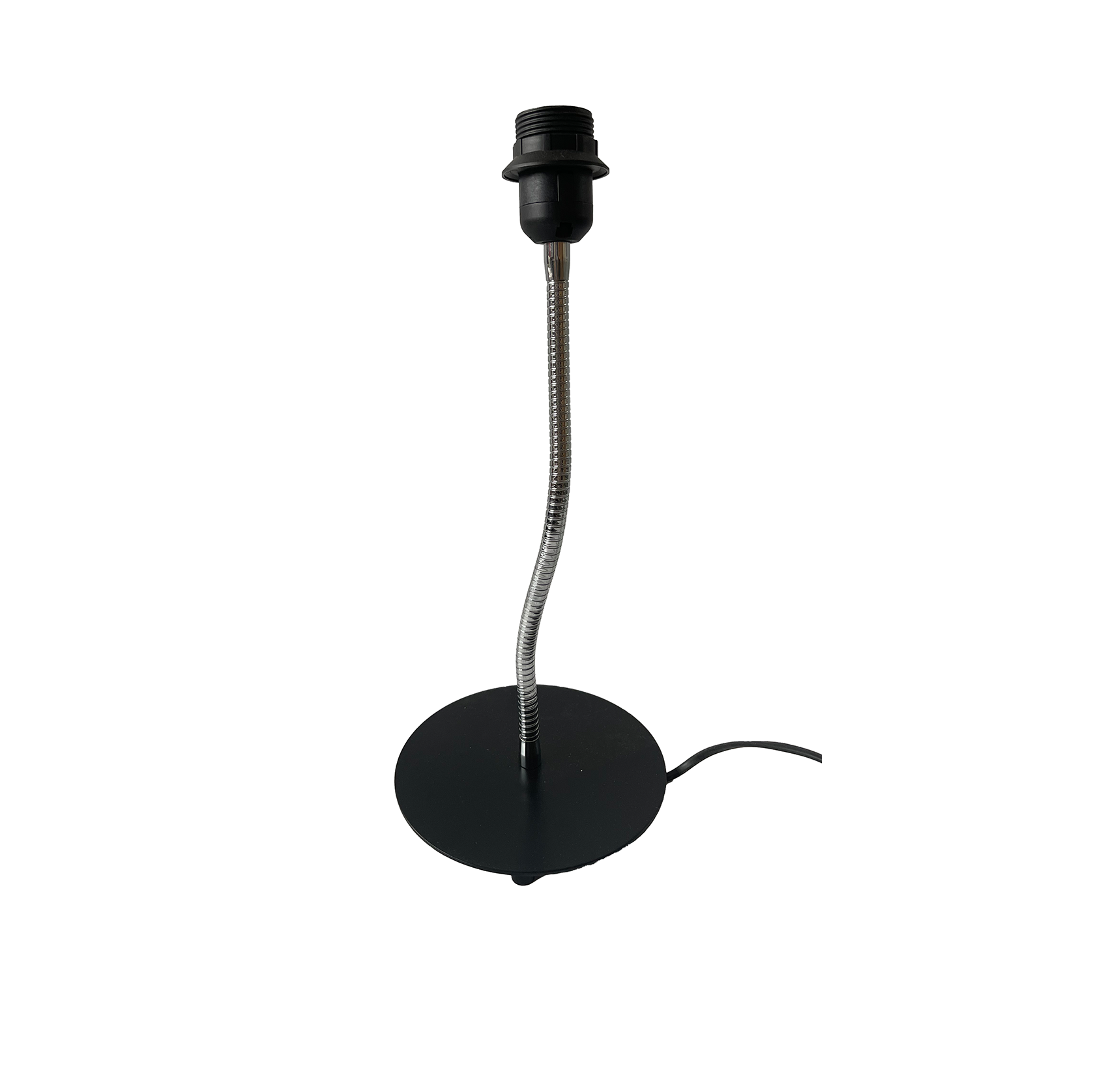 aluminor-pied-bakoa-pied-de-lampe-m-tal-noir-e27 image 1