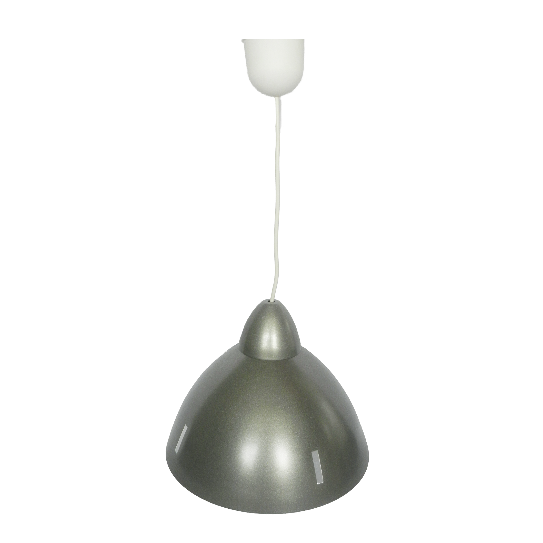 aluminor-fofty-suspension-m-tal-gris-e27-28-cm image 1