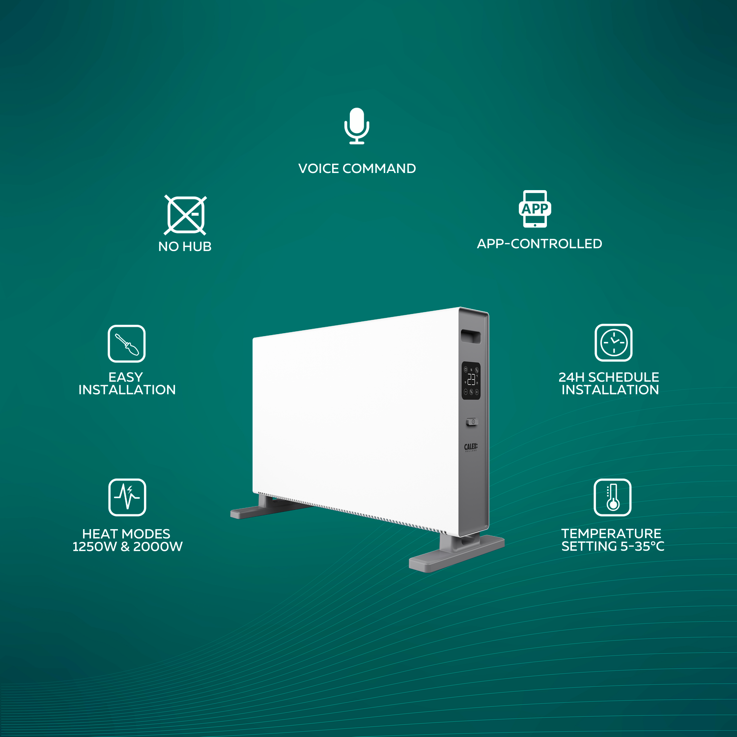 calex-smart-radiateur-convecteur-2000w image 2