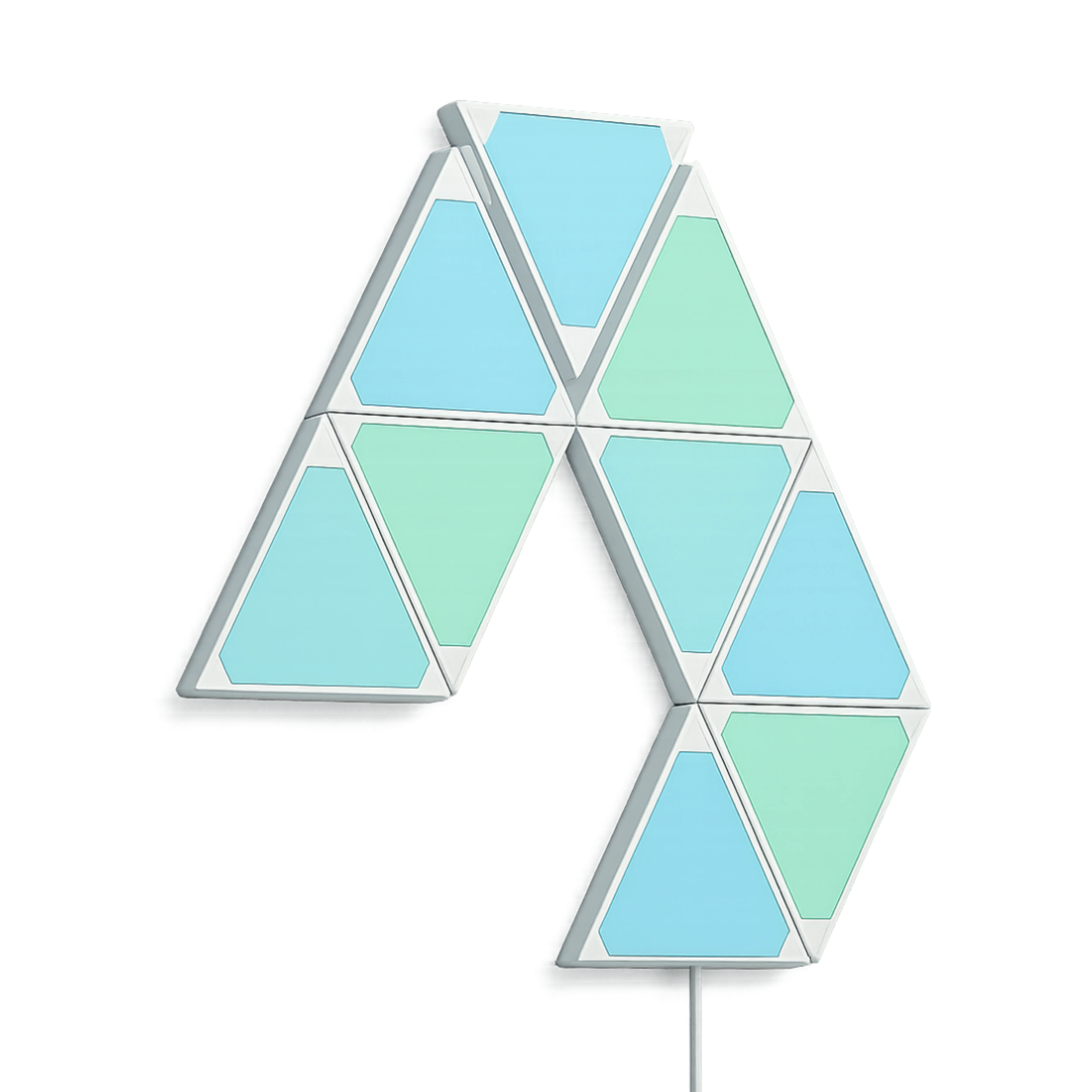 calex-smart-panneaux-muraux-triangulaires-rgbic-blanc-9-pi-ces image 1