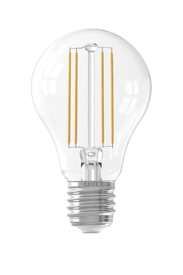 calex-filament-led-e27-a60-transparente-8w-blanc-tr-s-chaud image 1