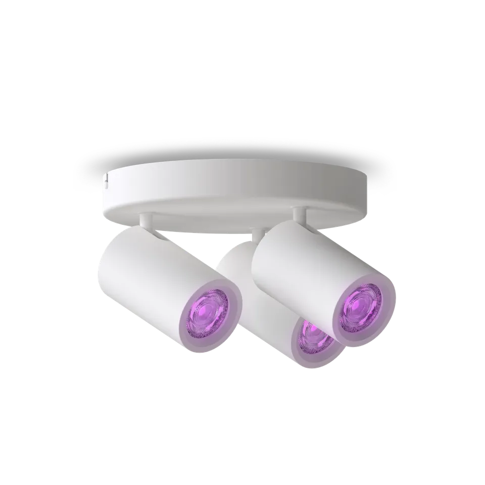 calex-smart-plafonnier-spot-3-lumi-res-blanc-connect-rgb-cct image 1