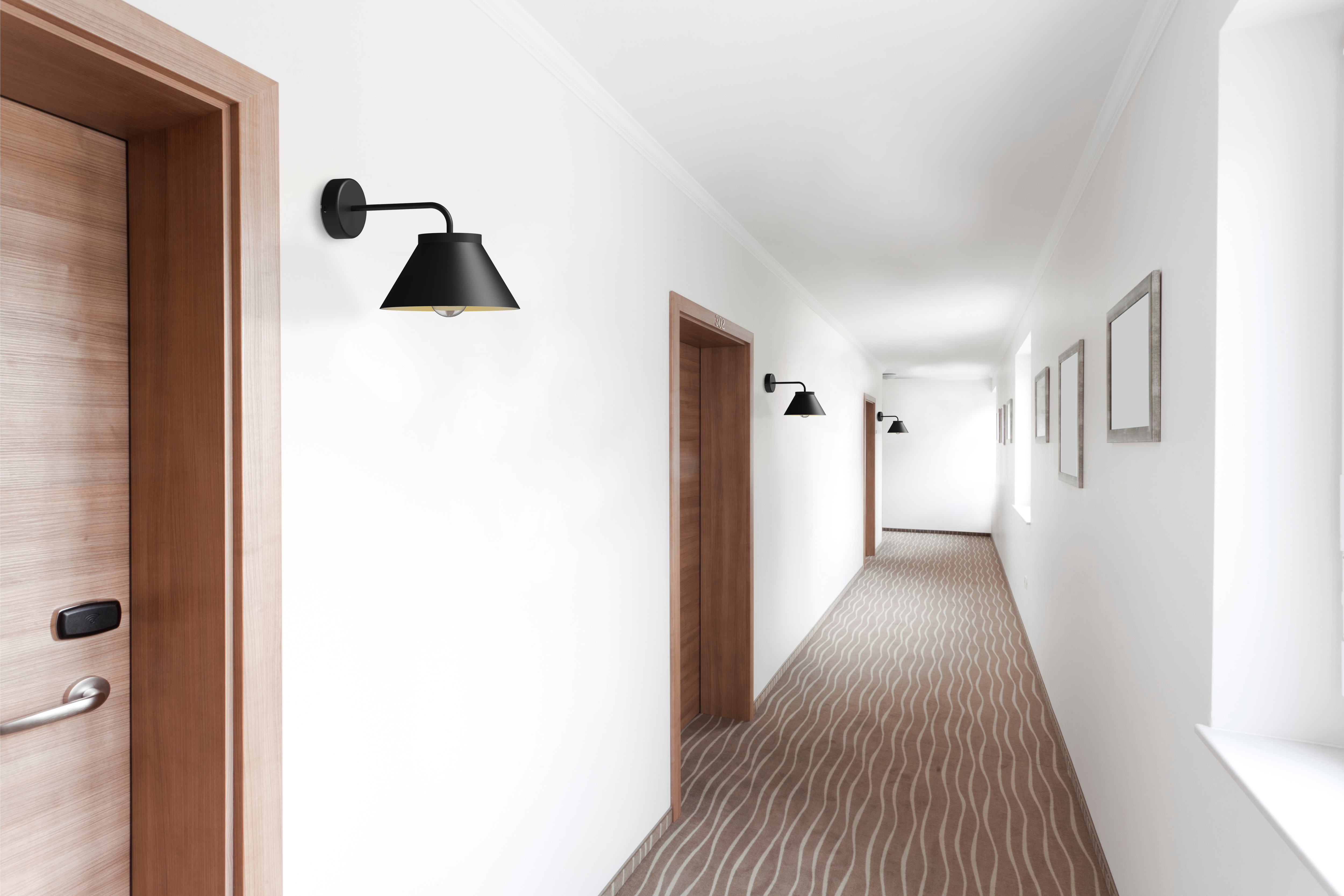 aluminor-lore-ap-applique-murale-m-tal-avec-r-flecteur-dor image 3