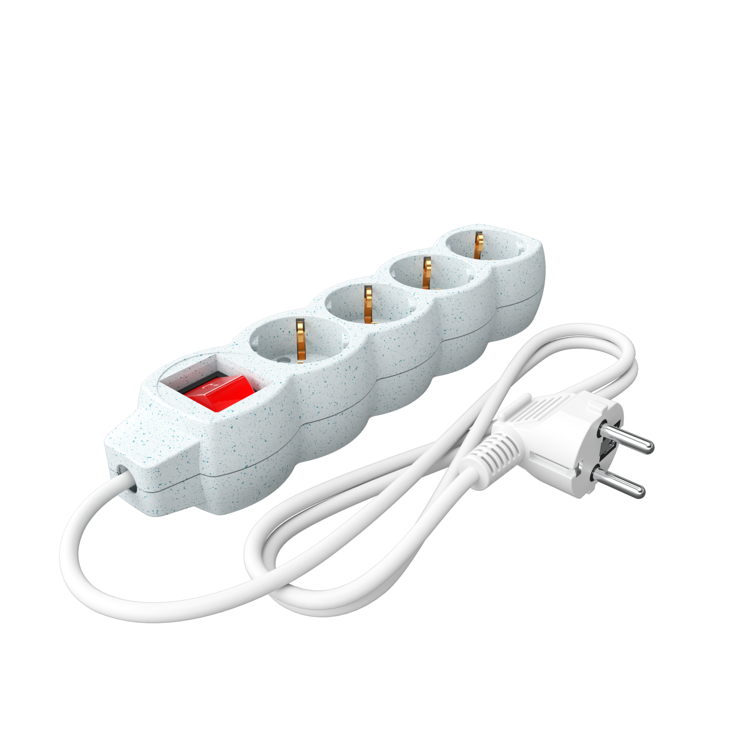 calex-egg-shape-multiprise-4x16a-avec-interrupteur-blanc-dots image 1
