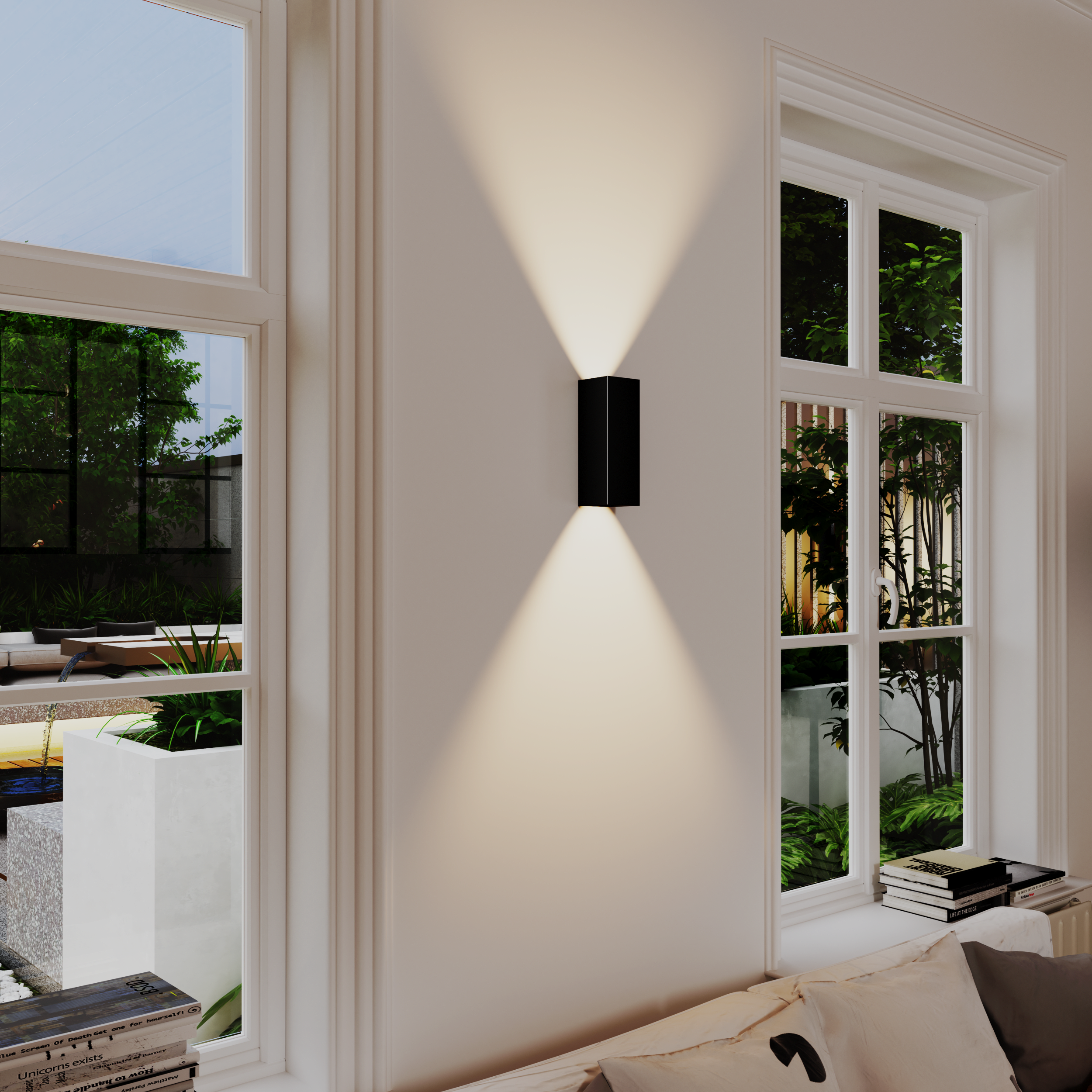 calex-applique-murale-led-milan-up-down-noire image 7