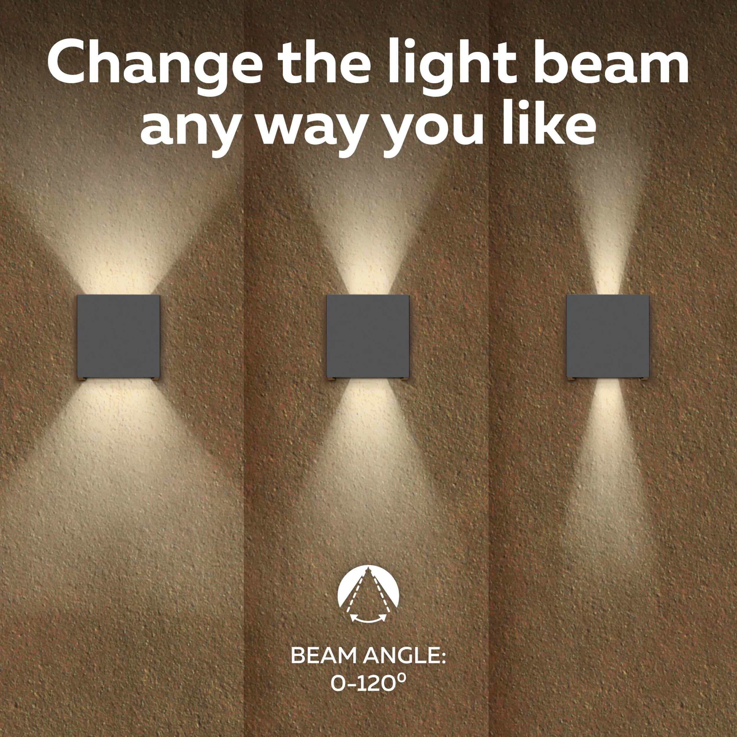 calex-applique-murale-led-bari-up-down-anthracite-ip54 image 4