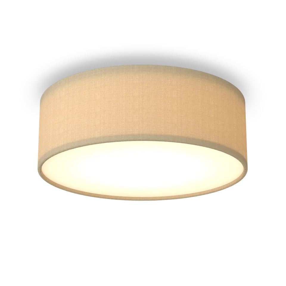 calex-plafonnier-e27-30-cm-taupe-tissu image 1
