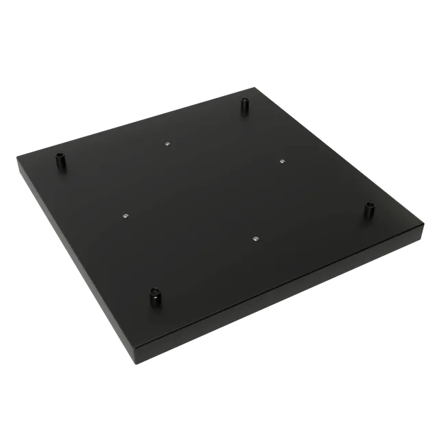 calex-creations-rosace-plafond-noire-4-trous-pour-suspensions image 1