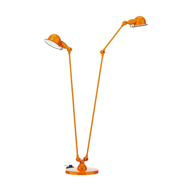 jield-signal-si8380-lampadaire-2-bras-orange image 1
