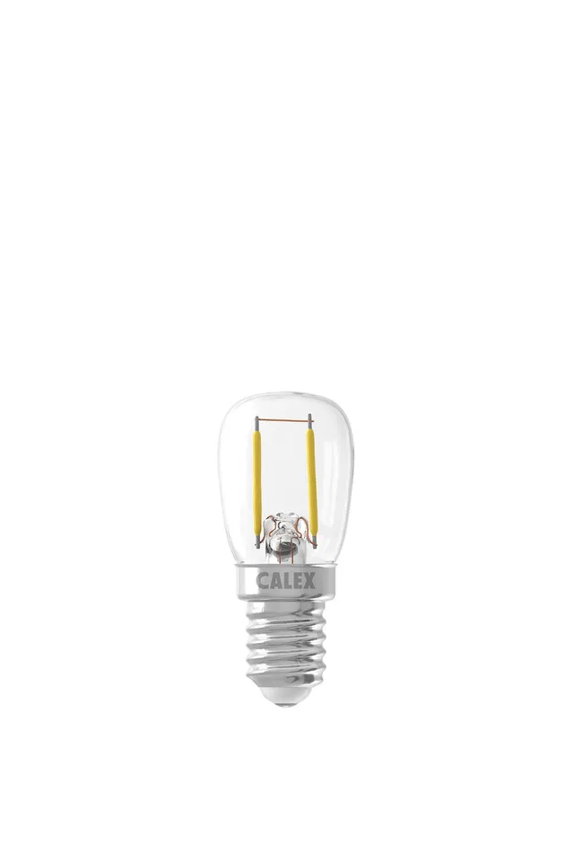 calex-filament-led-e14-t26-transparente-1w-blanc-tr-s-chaud image 1