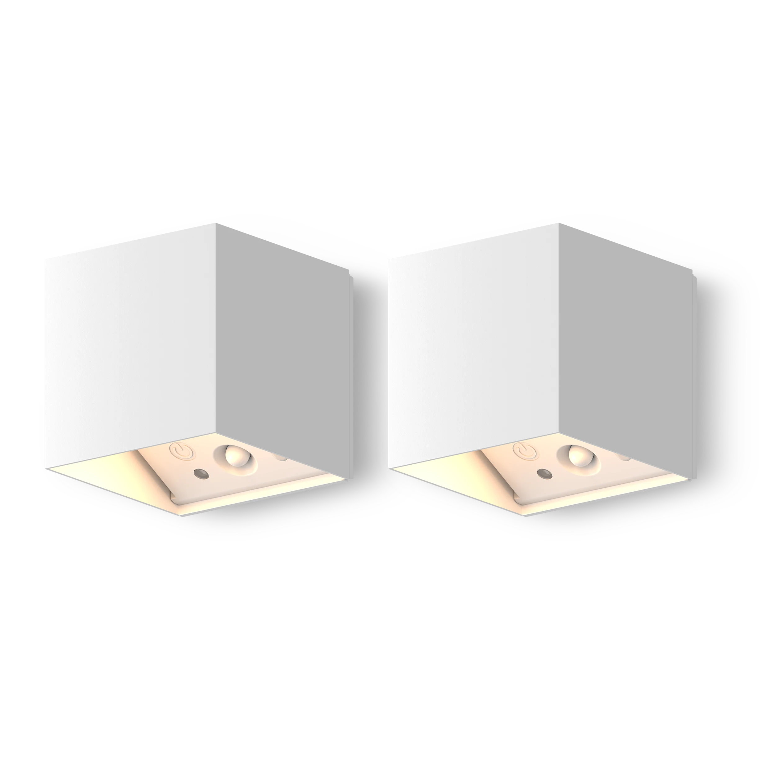 calex-falerna-applique-murale-rechargeable-lot-de-2-blanc-up-down-2700k image 1