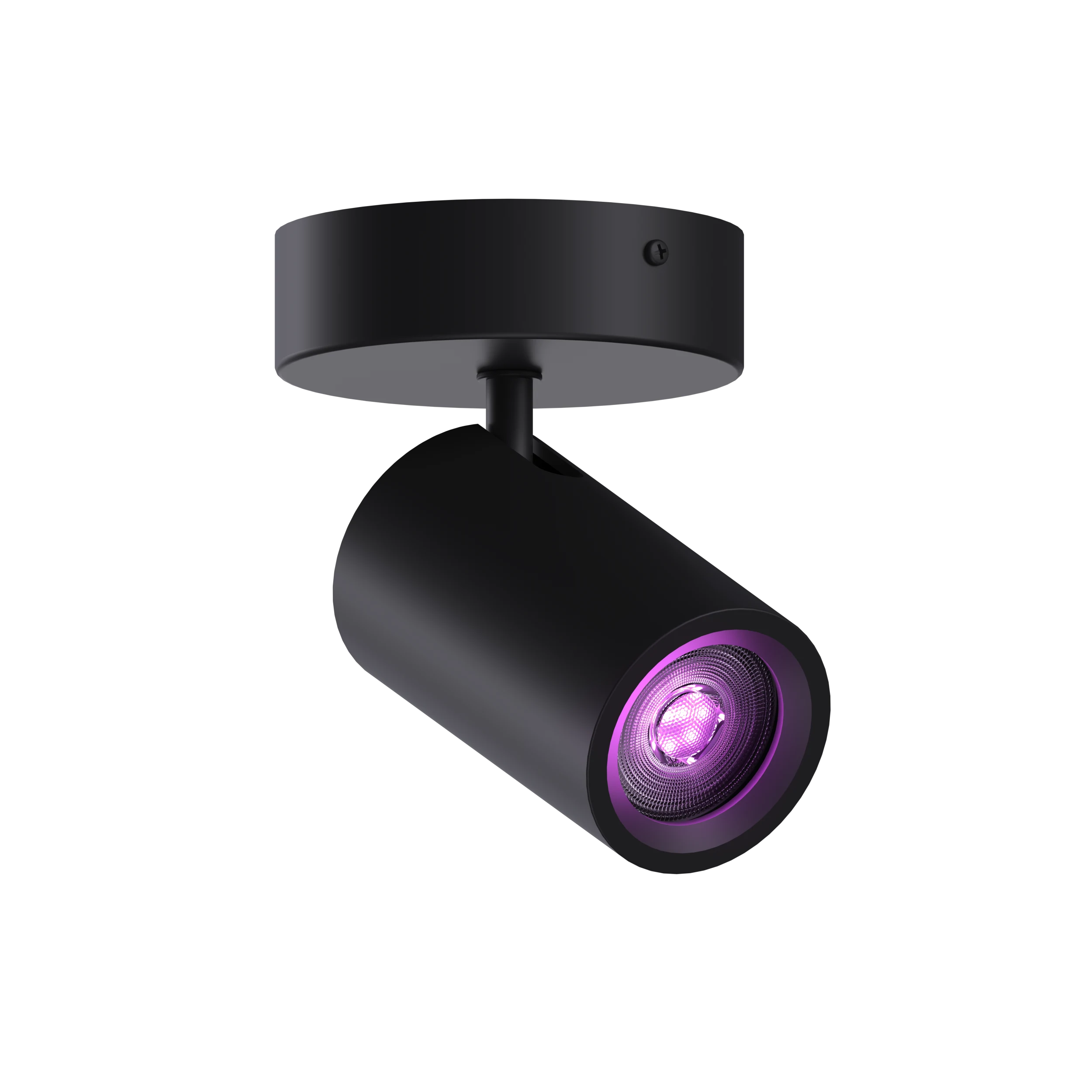 calex-smart-plafonnier-spot-1-lumi-re-noir-rvb-blanc-r-glable image 1