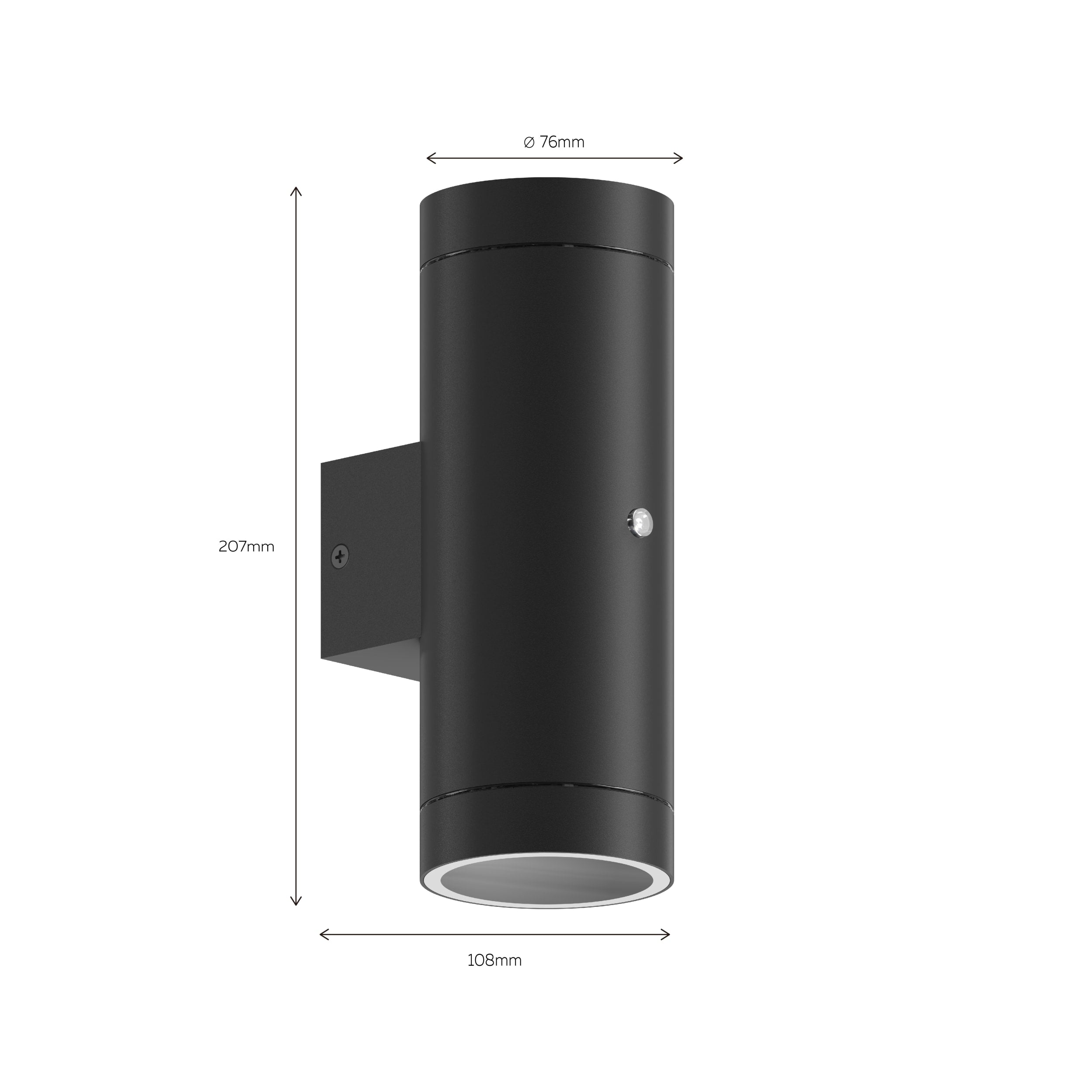 calex-applique-pavia-applique-murale-ext-rieure-2x-gu10-noir image 6