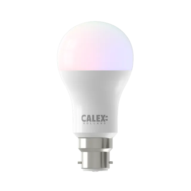 calex-smart-led-bulb-b22-a60-9-4w-rgb-blanc-dimmable image 1