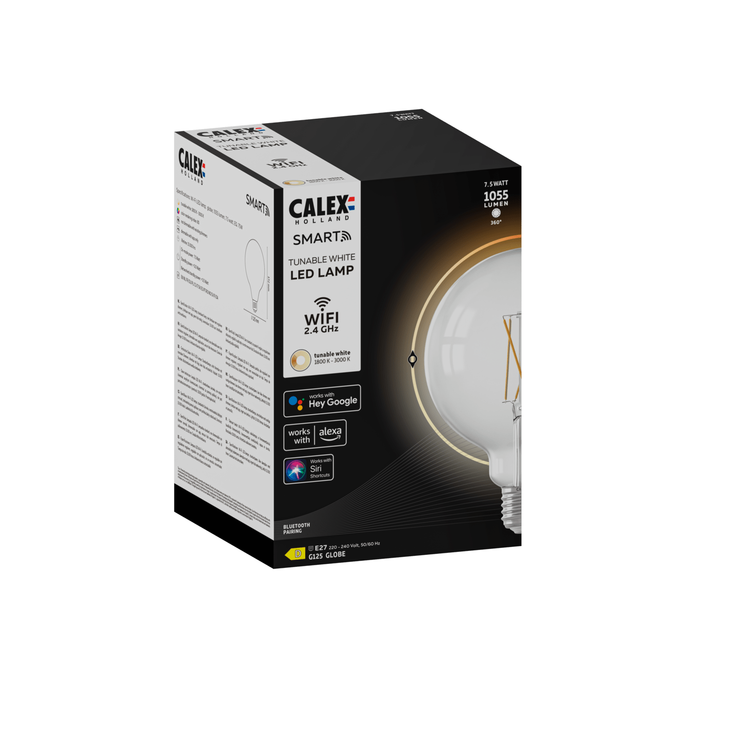 calex-ampoule-led-connect-e-filament-e27-g125-transparente-7-5w-cct image 2