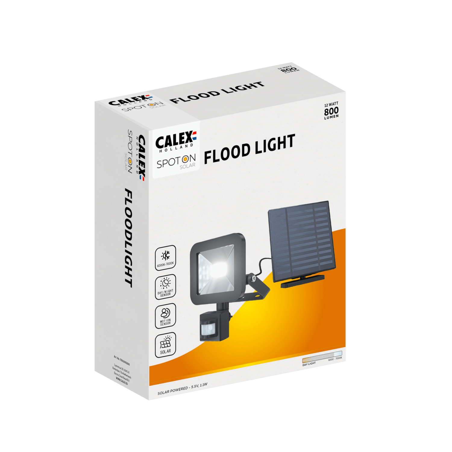 calex-spot-on-projecteur-solaire-sans-fil-ext-rieur-avec-panneau-solaire image 2
