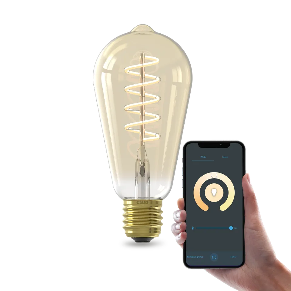 calex-smart-ampoule-led-spiral-e-e27-st64-cct-dor image 1