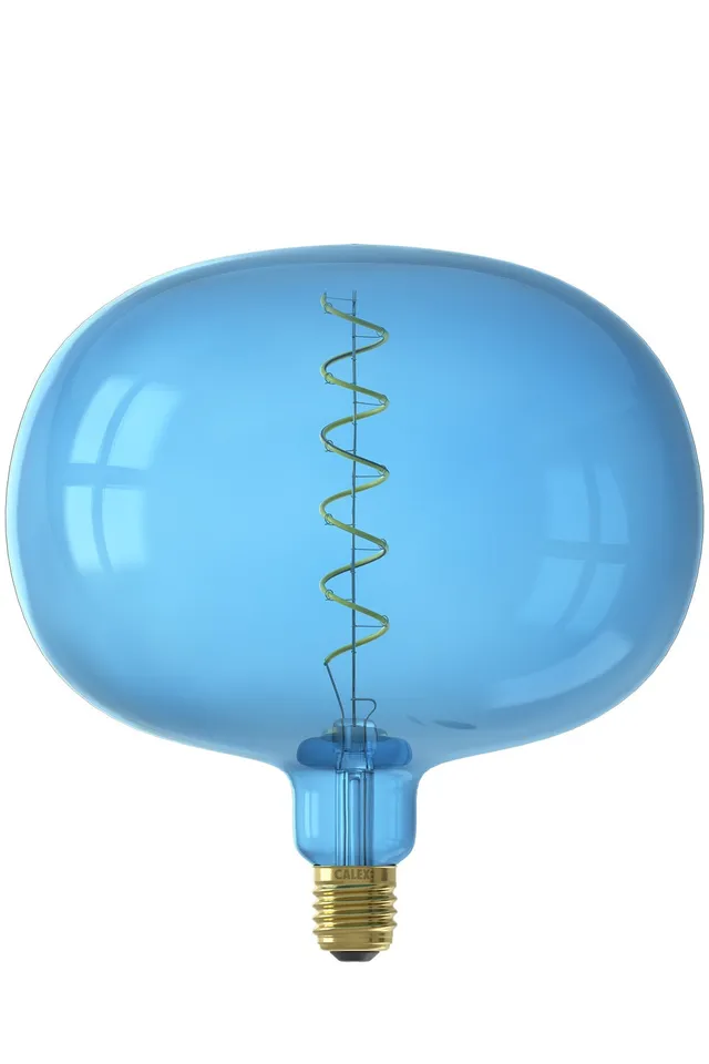 calex-crown-ampoule-led-e27-filament-cobble-bleu-saphir-blanc-chaud-4w image 1