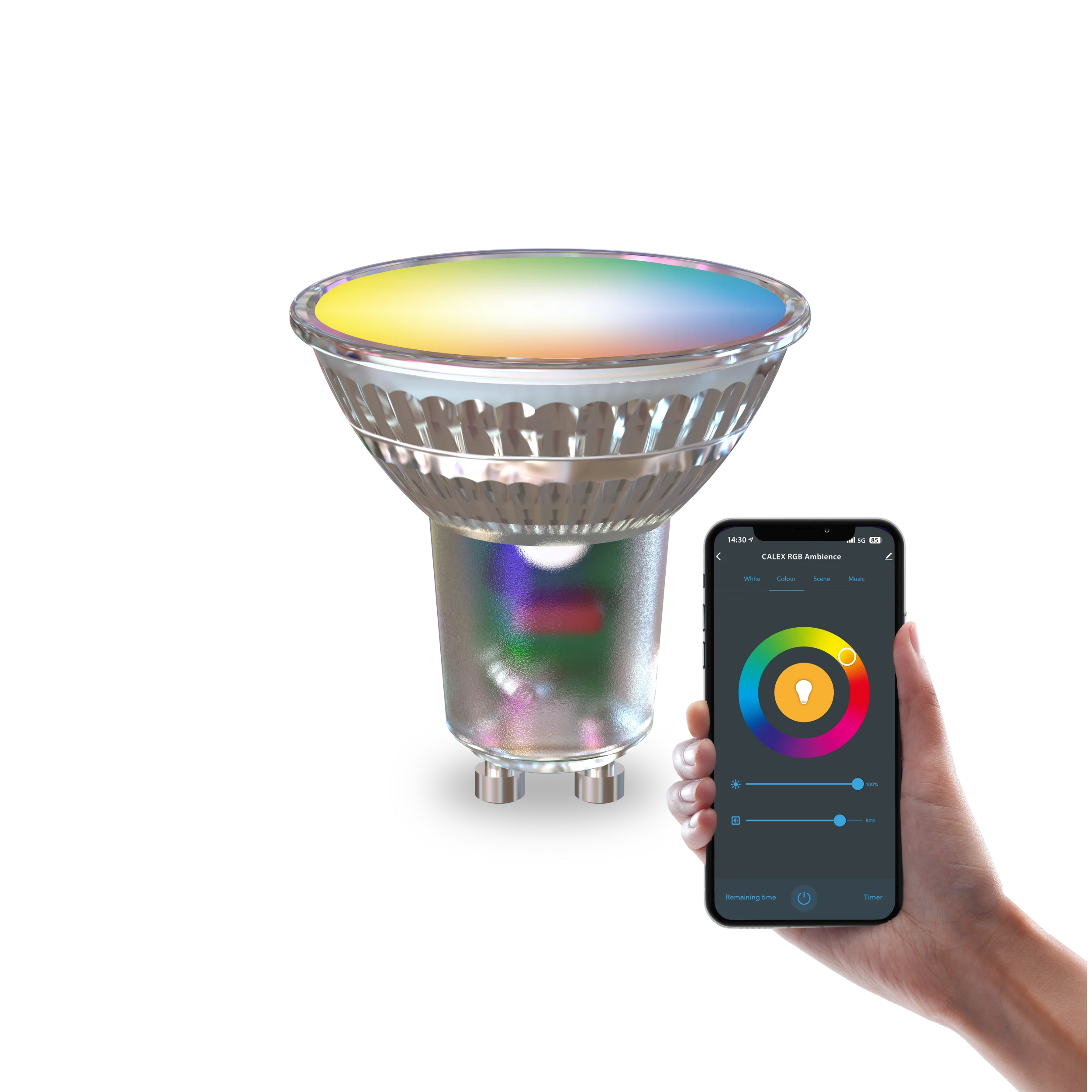 calex-smart-spot-led-gu10-rgb-16-millions-couleurs image 1